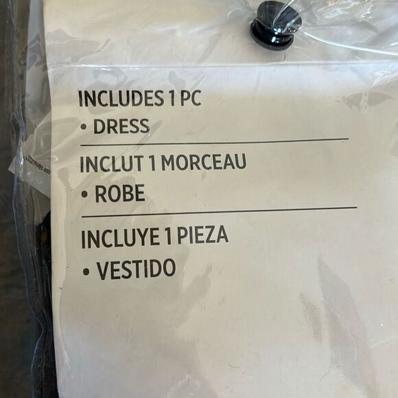 Sacred Heart Dress Black Lace Gothic Dress Halloween Costume large xL - Picture 5 of 7